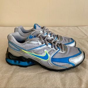 Nike Reax Run | 5Y Silver Blue Neon Green Shoes